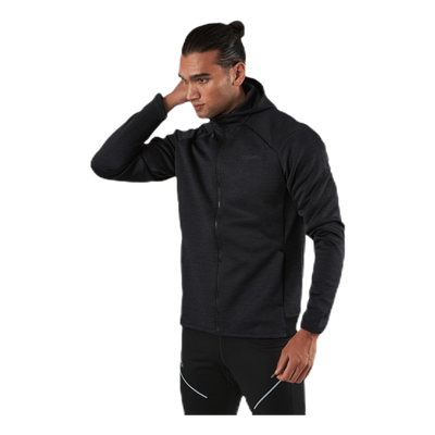 ADV Charge Zip Hood Jkt Black