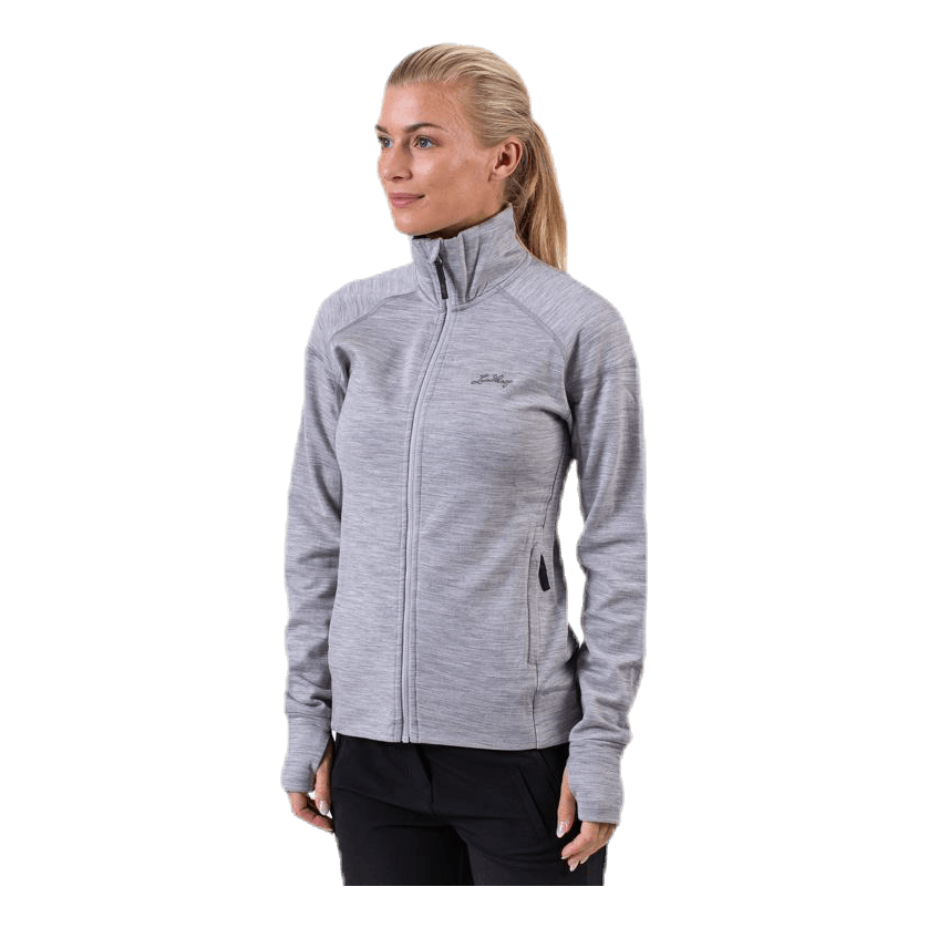 Ullto Merino Full Zip Grey