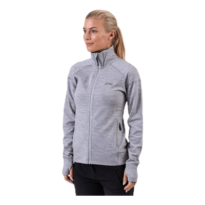 Ullto Merino Full Zip Grey