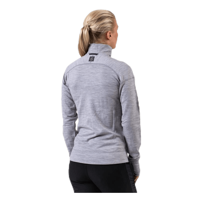 Ullto Merino Full Zip Grey