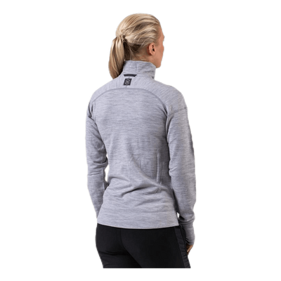 Ullto Merino Full Zip Grey