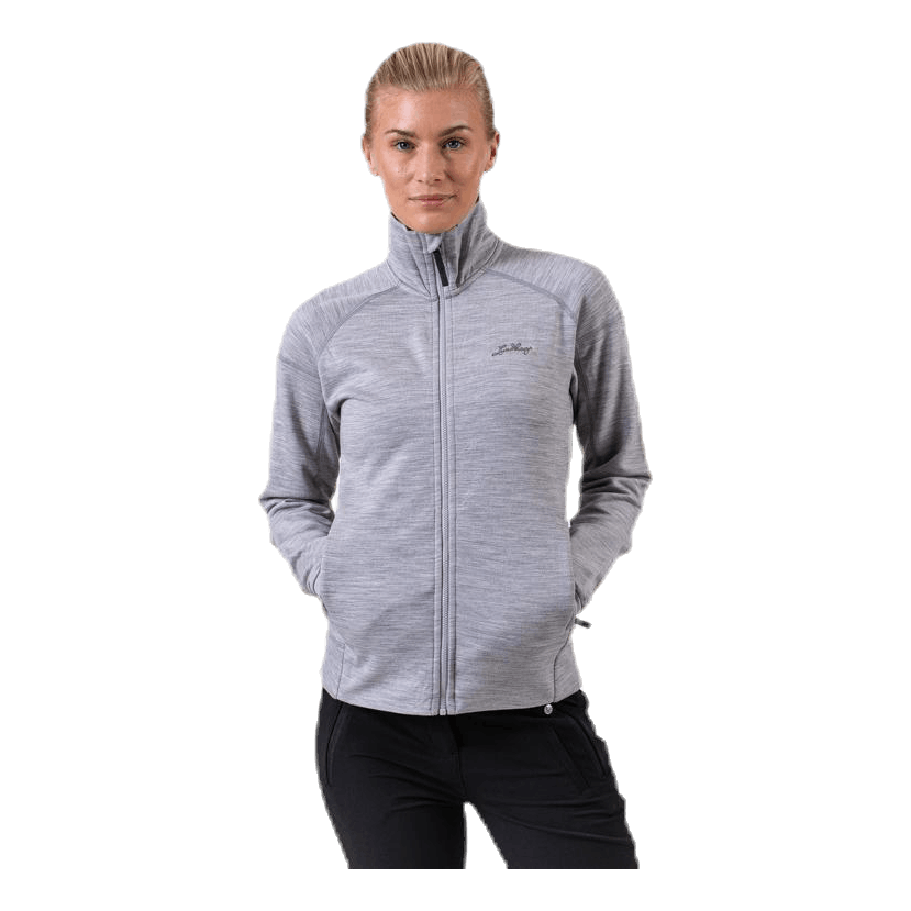 Ullto Merino Full Zip Grey