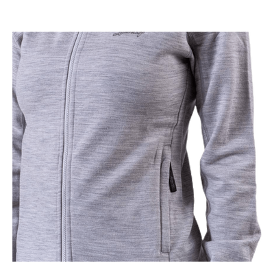 Ullto Merino Full Zip Grey