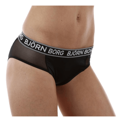 Iconic Mesh Mix Cheeky 1-p Black