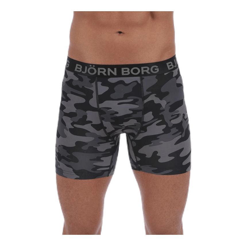 Tonal Camo Shorts Black