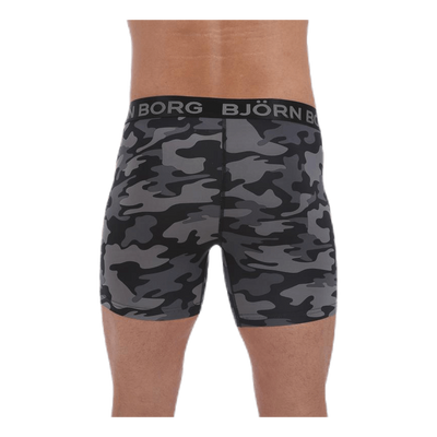 Tonal Camo Shorts Black