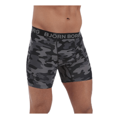 Tonal Camo Shorts Black