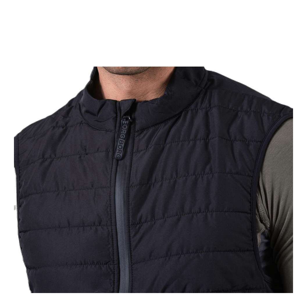 Alexi Quilted Vest Black