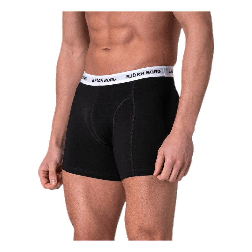 Shorts Solid 7-pack Black