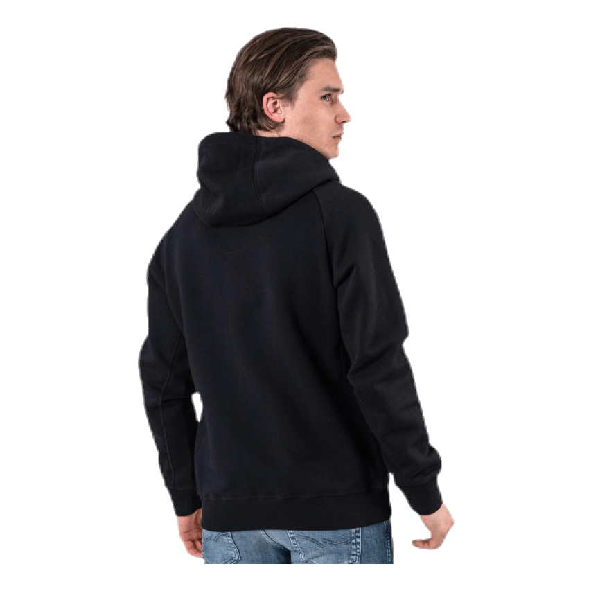 Borg Sport Zip Hood Black