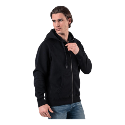 Borg Sport Zip Hood Black