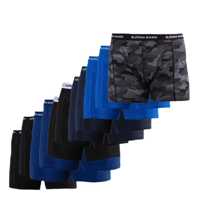 Sammy Solid Shorts 12-Pack Black