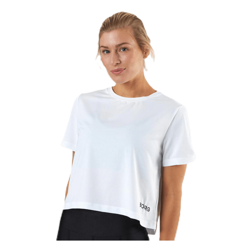 Cropped Tee Cate White