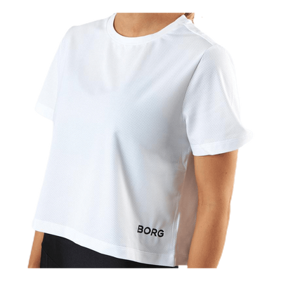 Cropped Tee Cate White