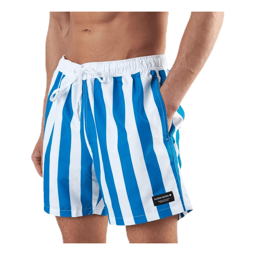 Sylvester Loose Shorts Blue/White