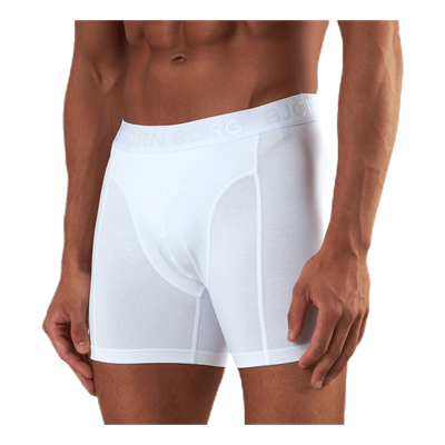 Sammy Solid Shorts 2-Pack White/Black