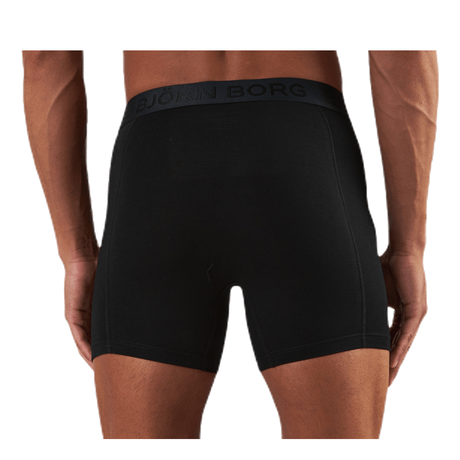 Sammy Solid Shorts 2-Pack White/Black