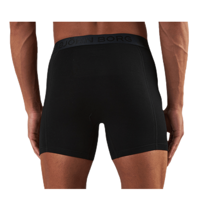 Sammy Solid Shorts 2-Pack White/Black