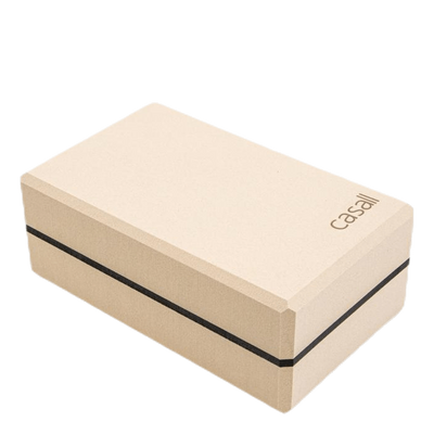 Yoga block bamboo Beige