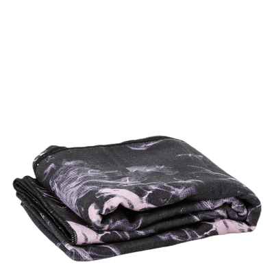 Yoga Towel Print Purple/Black