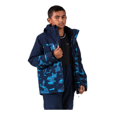 Junior Kody Ski Jacket Blue/Patterned