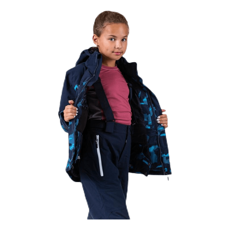 Junior Kody Ski Jacket Blue/Patterned