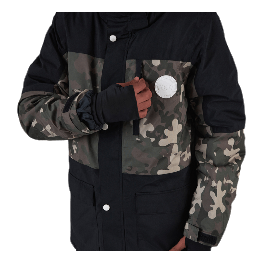 Flister Snowboard Jacket Patterned/Black