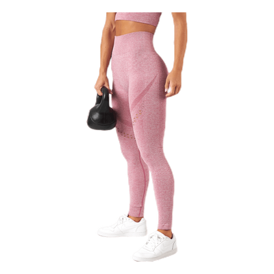 Fitness Seamless Mesh Tights Pink