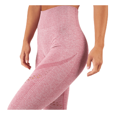 Fitness Seamless Mesh Tights Pink