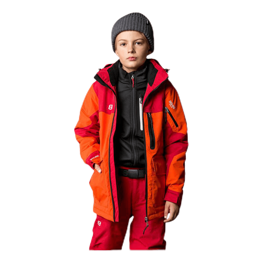 Jayden Jr Jacket Orange/Red