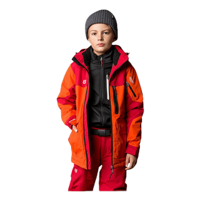 Jayden Jr Jacket Orange/Red