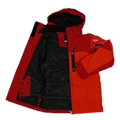 Jayden Jr Jacket Orange/Red