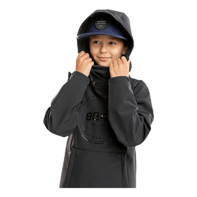 Zack Jr Softshell Hoodie Black