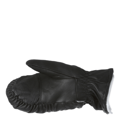 Leather Box Mitt Black