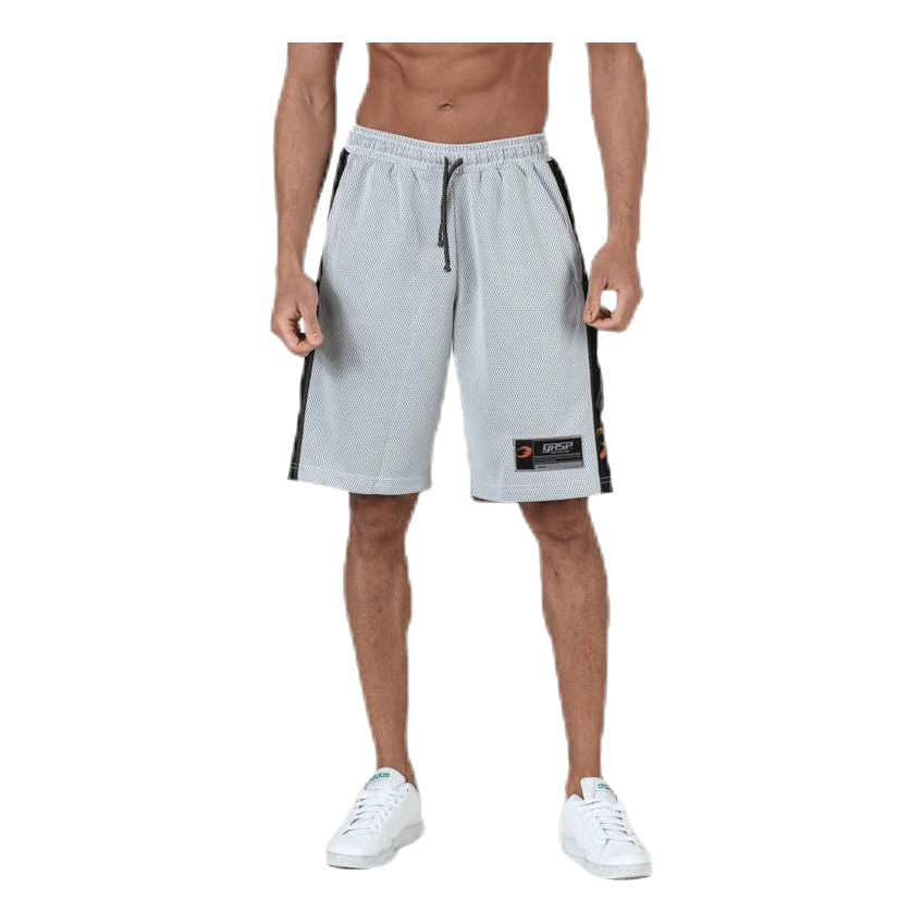 No1 mesh shorts White/Black