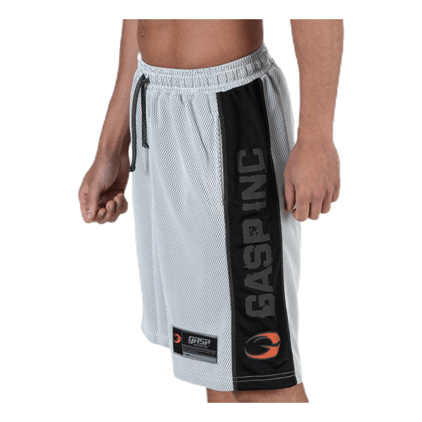 No1 mesh shorts White/Black