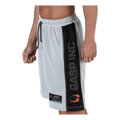 No1 mesh shorts White/Black