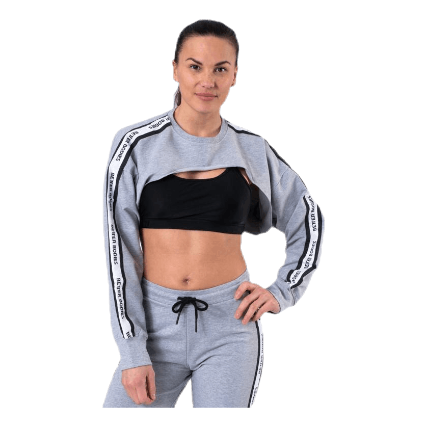 Chrystie Crop LS Grey