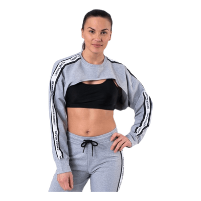 Chrystie Crop LS Grey