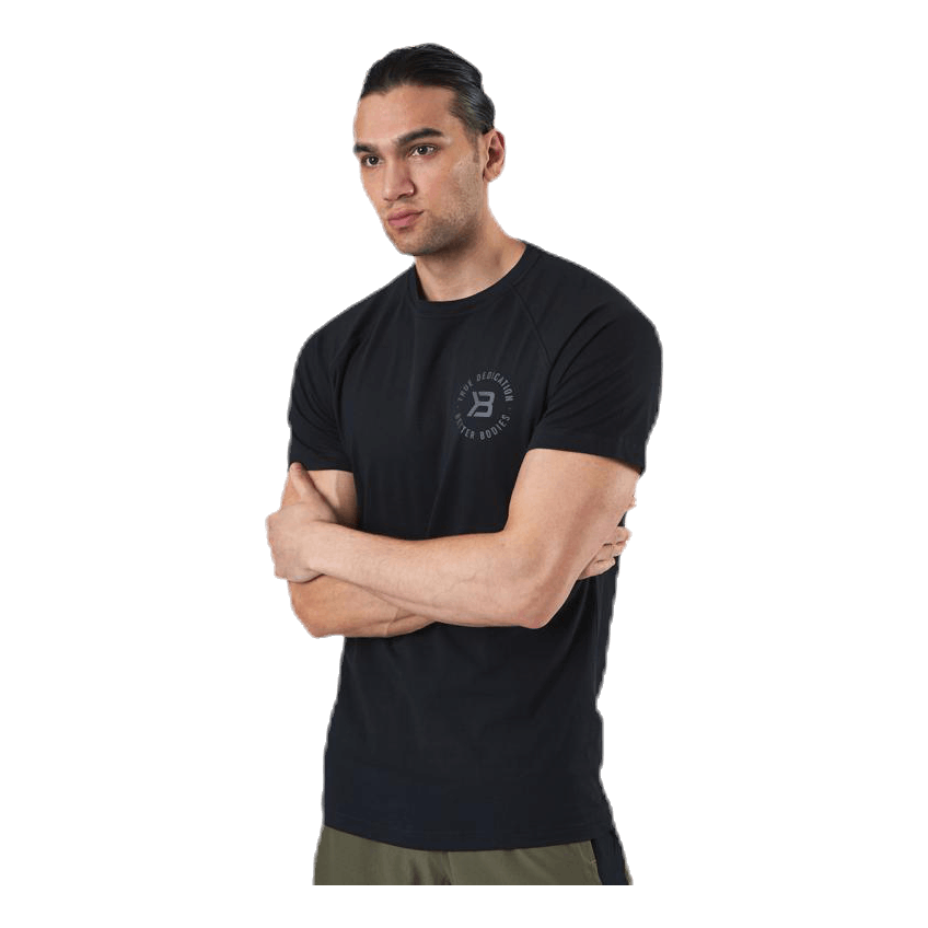 Gym Tapered Tee Black