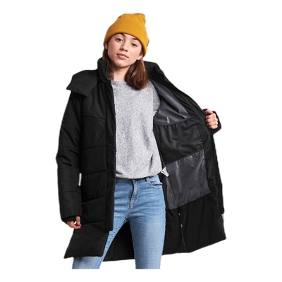 Sherin Girl's Puff Parka Black