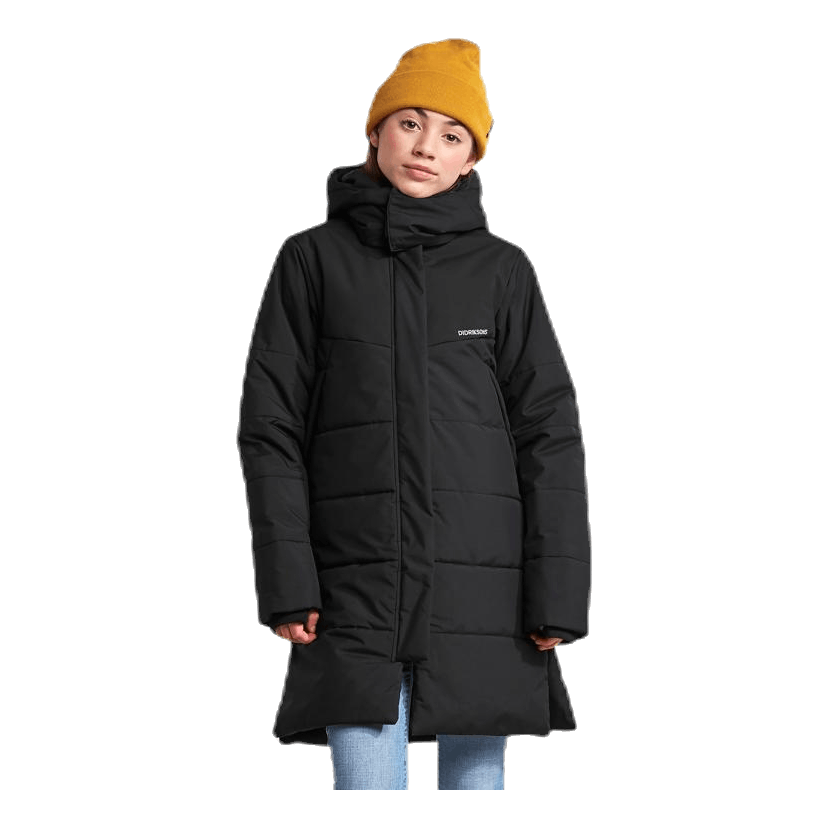 Sherin Girl's Puff Parka Black