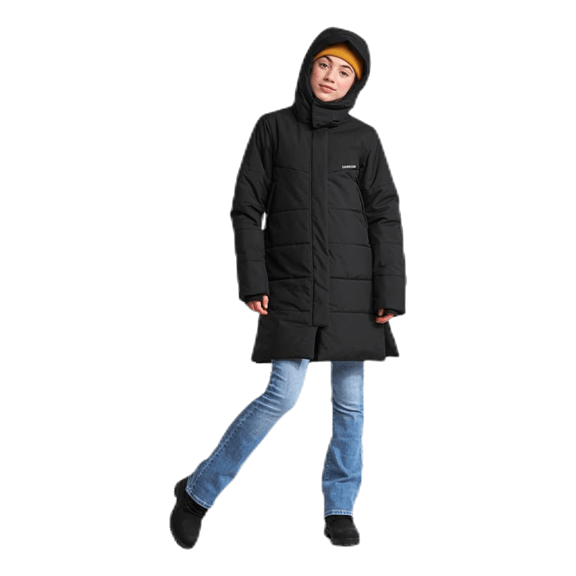 Sherin Girl's Puff Parka Black