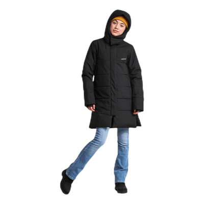 Sherin Girl's Puff Parka Black