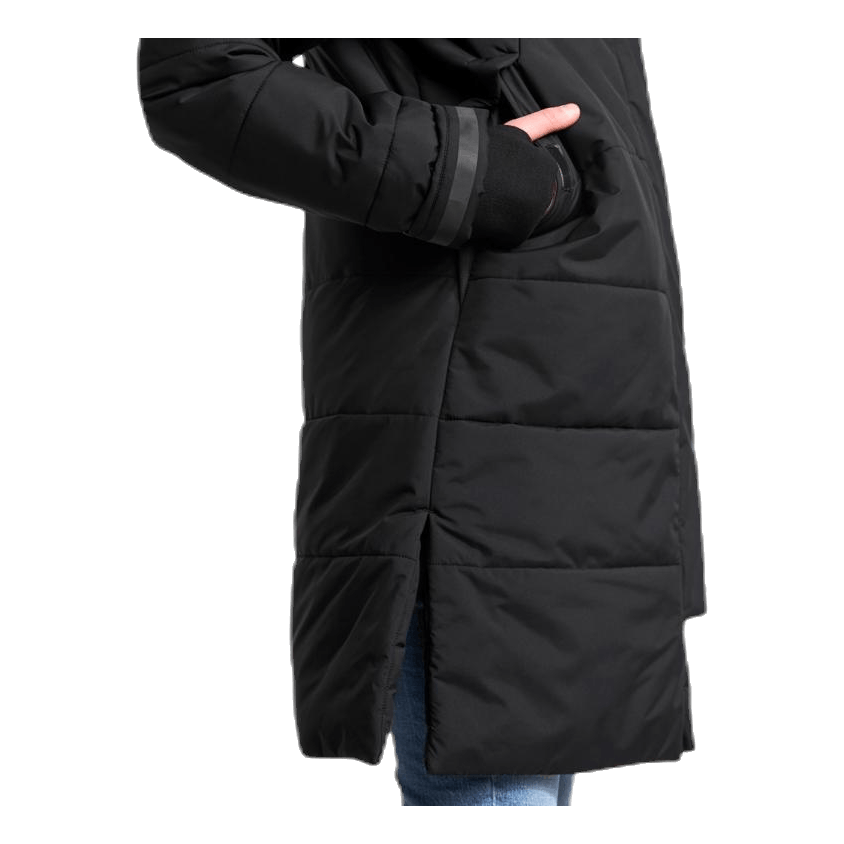 Sherin Girl's Puff Parka Black