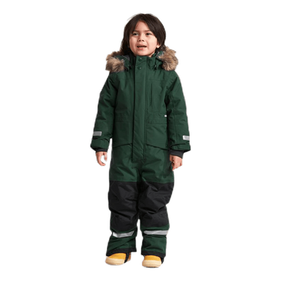 Björnen Kid's Coverall Green