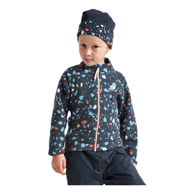 Monte Printed Kids Jacket Blue