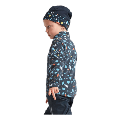 Monte Printed Kids Jacket Blue