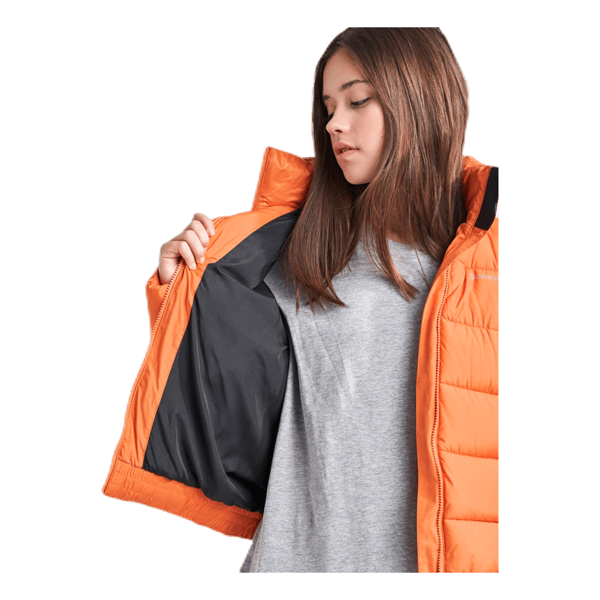 Rose Girls Puff Jacket Orange