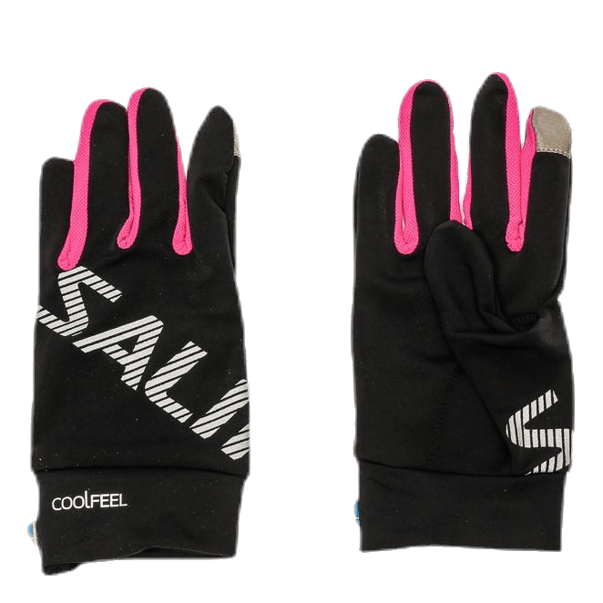 Running Gloves Pink/Black